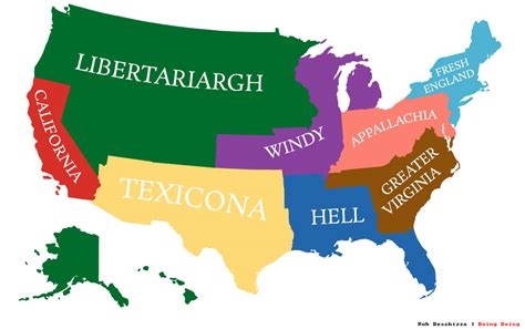 America Divided Into States With The Population Of California Boing Boing