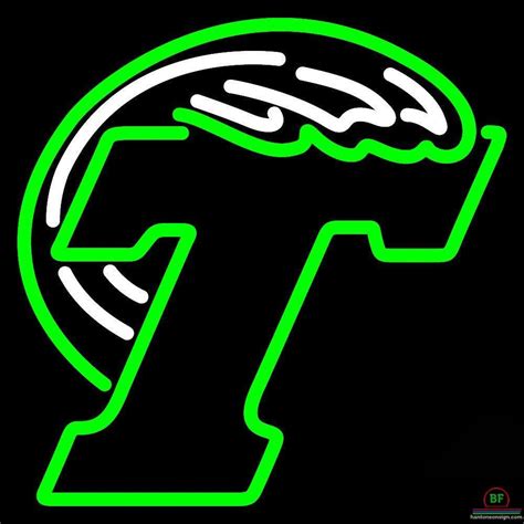 Tulane Green Neon Sign Ncaa Teams Neon Light Diy Neon Signs Custom
