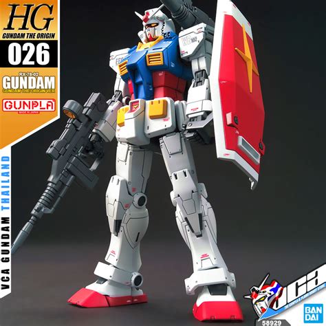 Bandai Hg Rx 78 02 Gundam Gundam The Origin Ver Inspired By