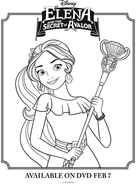 Free Elena Of Avalor Printables