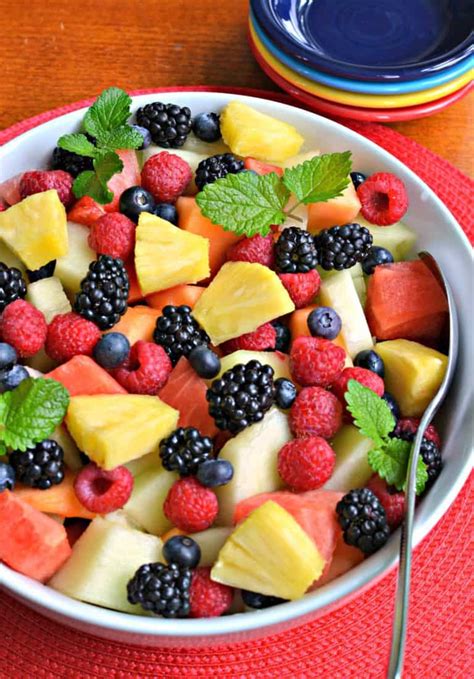 Easy Summer Fruit Salad Recipe Small Town Woman