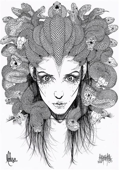 This is a subreddit for artists who particularly enjoy drawing and/or are change is constant but not predictable. So many details... | Illustration art drawing, Medusa ...