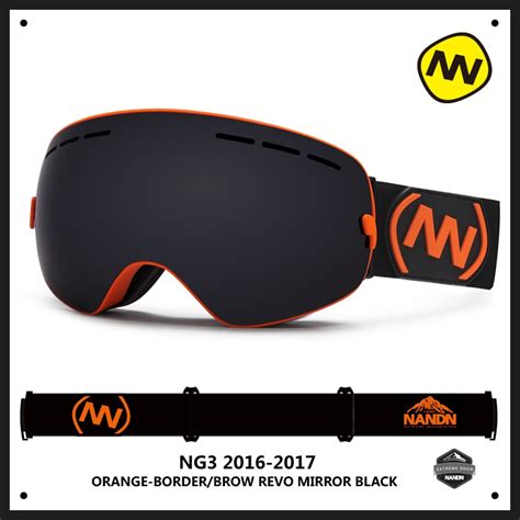 Nandn Brand Ski Goggles Double Uv400 Anti Fog Ski Glasses Mask Skiing Men Women Snow Eyewear