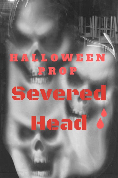 Severed Head Halloween Prop Cheery Room