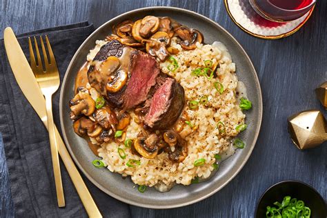 Looking for the best beef tenderloin roast recipe? Beef Tenderloin in a Mushroom Sauce with Risotto and ...