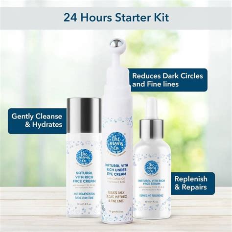 Buy The Moms Co 24 Hour Skincare Starter Kit Online At Best Price Distacart