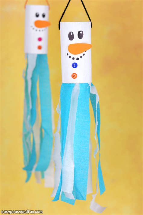 Snowman Windsock Toilet Paper Roll Craft Pictures Photos And Images