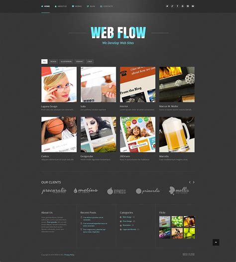 20 Best Web Design Wordpress Templates And Themes Free And Premium Templates