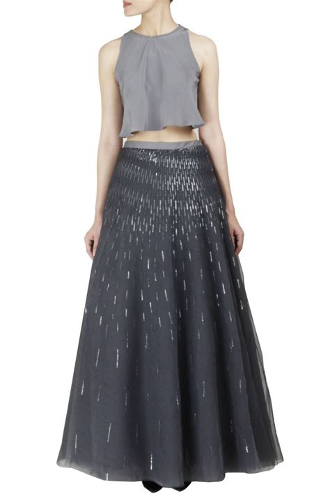 Grey Maxi Skirt Available Only At Pernias Pop Up Shop Grey Maxi