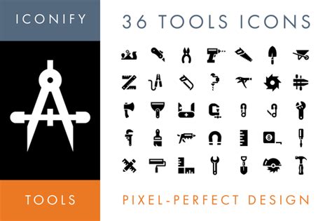 Iconify V20 Tools Icon Glyph Icon Business Icon