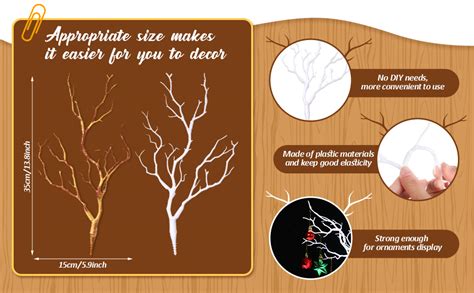 Artificial Antler Dried Tree Branches Plastic Manzanita