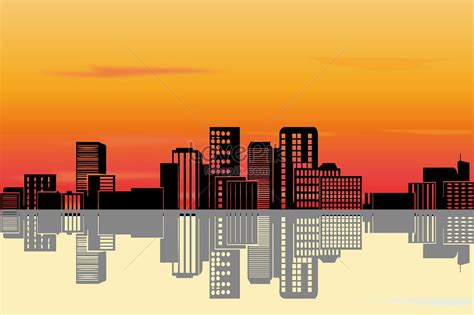 City Silhouette Illustration Imagepicture Free Download 400128302