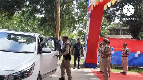 Assam Police Dgp Sir Bhaskar Jyoti Mahanta Entry Dhola Police Station