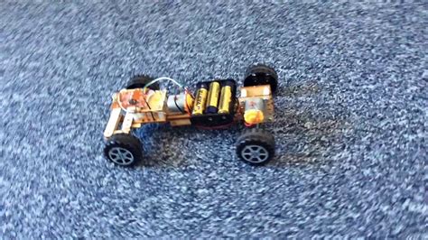 My First Homemade Remote Control Car Youtube