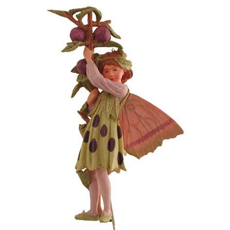Cicely Mary Barker Sloe Fairy Flower Fairy Figurine Nib Garden