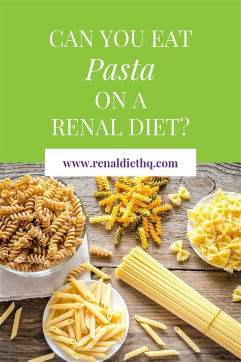 Ideas for renal diet recipes include: Can You Eat Pasta on a Renal Diet? | Kidney disease diet ...