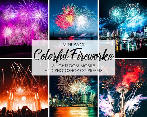I created this preset bundle to combat the harsh orange and red skin tones in an indoor home birth that i shot. Lightroom Presets - 6 Presets COLORFUL FIREWORKS Mini ...