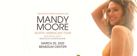 Mandy Moore Cancelled Tickets 20th March Benedum Center Pittsburgh