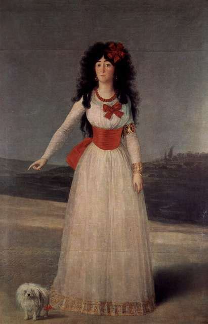 Duchess Of Alba Or The White Duchess By Goya Picryl Public Domain