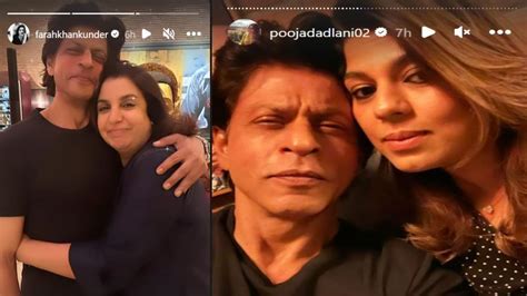 Rc Photo Dump See Inside Pics Of Shah Rukh Khans Intimate Birthday Celebration With Farah Khan