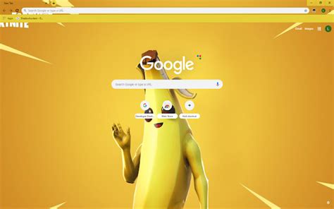 Peely Banana Fortnite Skin Theme Chrome Web Store
