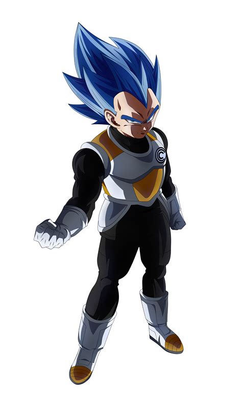 In dragon ball z, vegeta first transcends the super saiyan state when he fights against cell. Determined to Evolve. Vegeta SSJ Blue (DBH) by Koku78 on ...