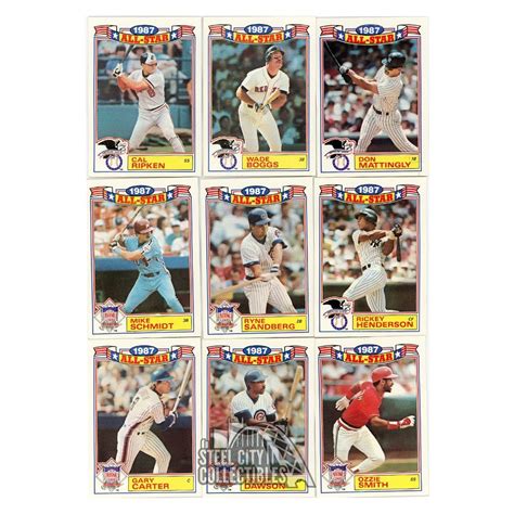 1988 Topps Baseball All Star Glossy 22 Card Set Steel City Collectibles