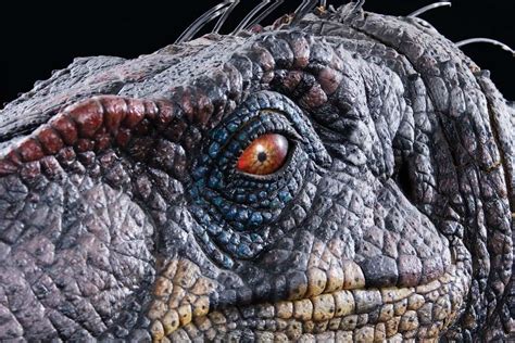 Jurassic Park 3 Male Velociraptor Animatronic Insert Head Jurassic