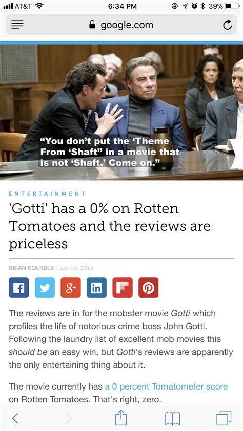 Here we take a look at some of the best and the worst movies of all time, according to rotten tomatoes. Lala's Man's new movie got a 0% rating on Rotten Tomatoes ...
