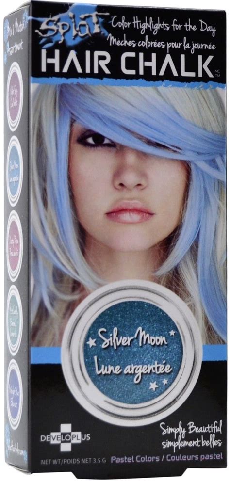 Silver Moon Hair Chalk By Splat Hair Color Hair Chalk Splat Hair