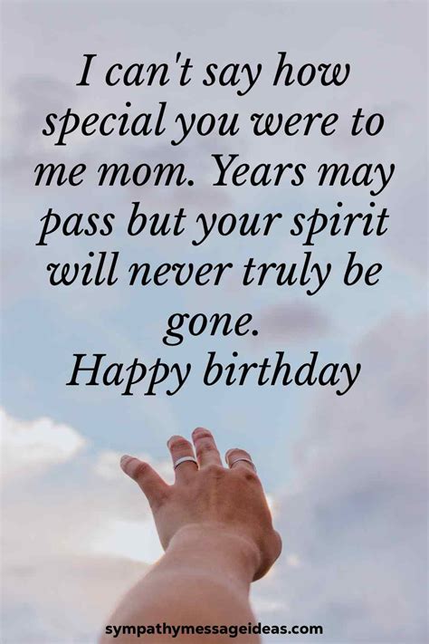 Happy Birthday In Heaven Mom 51 Heartfelt Messages Sympathy Message