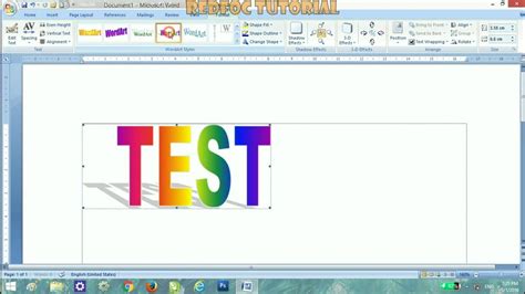 Create your own nostalgic microsoft wordart and party like it's 1995. Insert Word Art Text - Microsoft Word Tutorial - YouTube