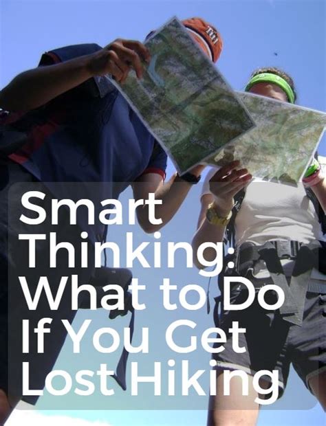 Smart Thinking What To Do If You Get Lost Hiking Outdoorcrunch