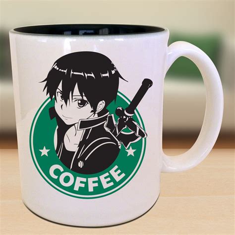 Male Anime Manga Parody Coffee Tea Mug 007 Etsy Online Art Sword