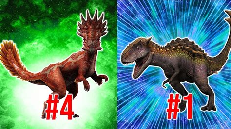 Ranking All The Most Powerful Unique Hybrids In 15 Jurassic World Alive Youtube