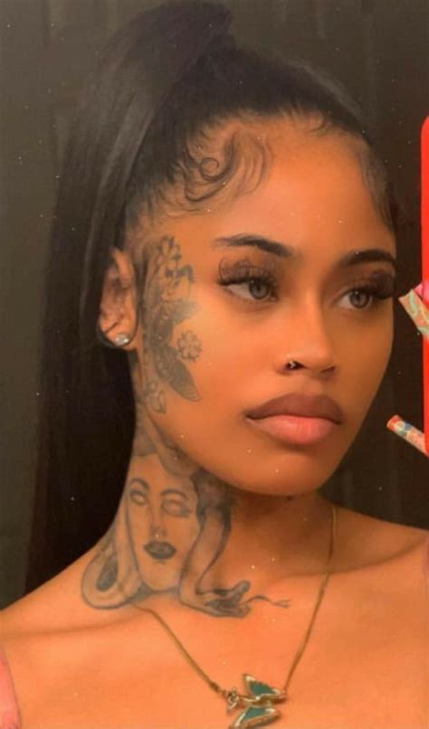 dope tattoos black tattoos girl tattoos face tats girl face tattoo face tattoos for women