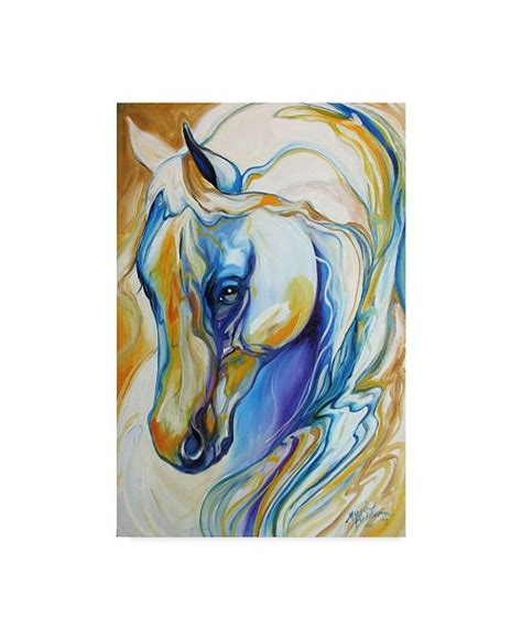 Trademark Global Marcia Baldwin Arabian Abstract Canvas Art 30 X
