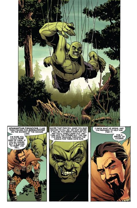 Kraven Vs Hulk Incredible Hulk 11 Preview Incredible Hulk Comic