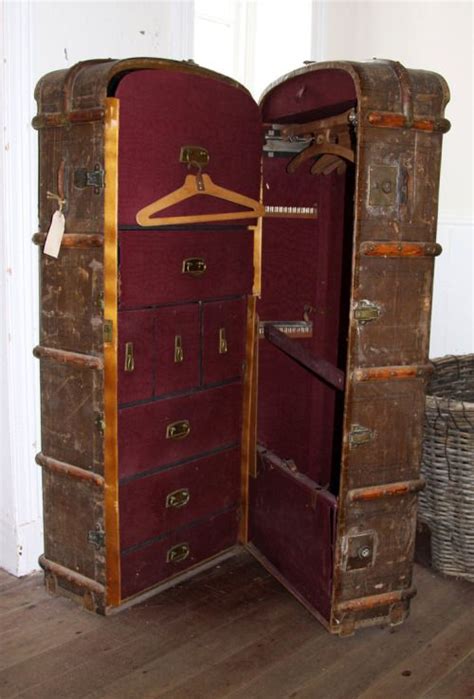 This Steamer Trunk Dates From About 1890 Antique Wardrobe Vintage