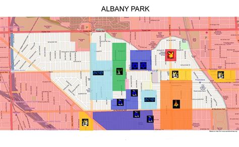 Albany Park Chicago Map Annaapp