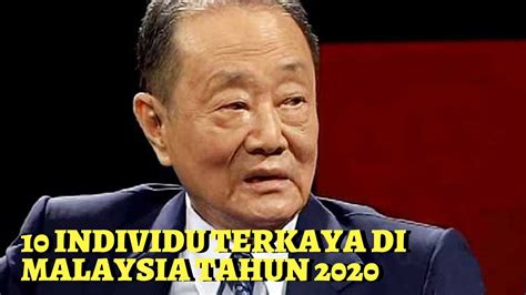 5 pekerjaan orang terkaya di malaysia sebelum digelar billionaire. 10 orang terkaya di Malaysia 2020 - YouTube