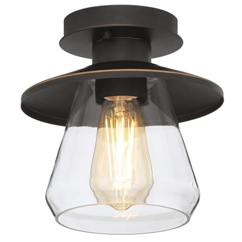 5 out of 5 stars with 1 ratings. Hampton Bay 1-Light Oil Rubbed Bronze and Glass Vintage ...