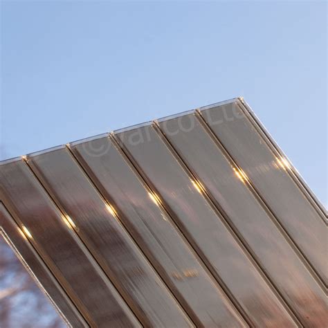 16mm Triplewall Polycarbonate Roofing Sheet Bronze