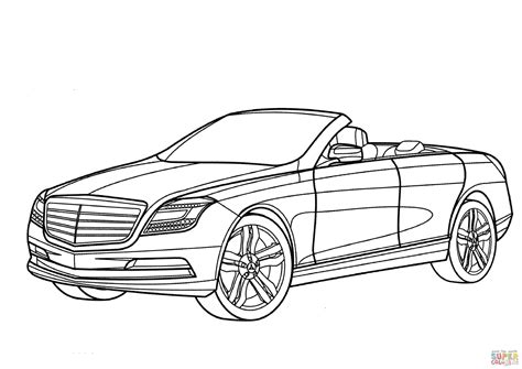 Dibujo De Mercedes Benz Ocean Drive Para Colorear Dibujos Para