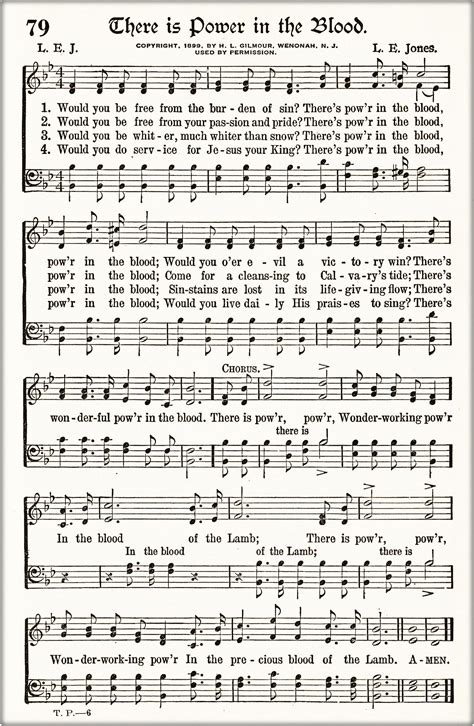 Printable Hymn Lyrics Web Free Printable Words To Old Hymnsprintable