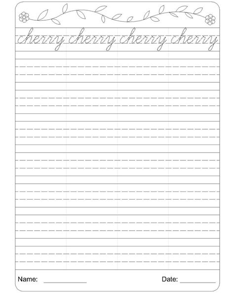 16 Best Images Of Cursive Writing Worksheets For 3rd Grade Free