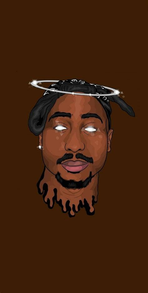 Download Caption Legendary Rap Icon Tupac Amaru Shakur Street Art