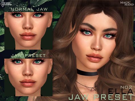 Sims Cc Jaw Preset Pack Sfs Sims The Sims Skin Vrogue Co