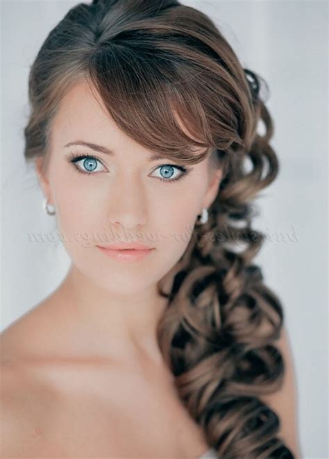 Awesome because this article has different incredible styles to choose from. Curly Side Ponytail Wedding Hairstyles Hair Side | Side ...