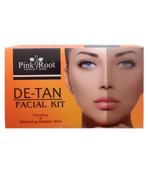 Pink Root De Tan Facial Kit With Himalaya Oil Clear Lemon Face Wash 100